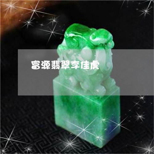 富源翡翠李佳虎/2023040336249 富源翡翠李佳虎/2023040336249