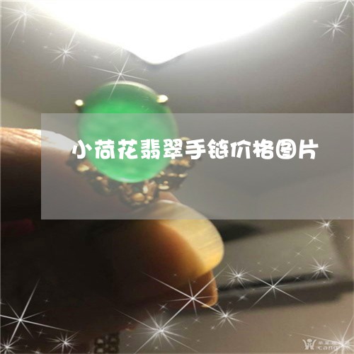 小荷花翡翠手链价格图片/2023061872718