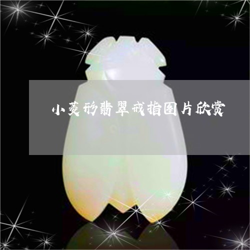 小菱形翡翠戒指图片欣赏/2023061807280