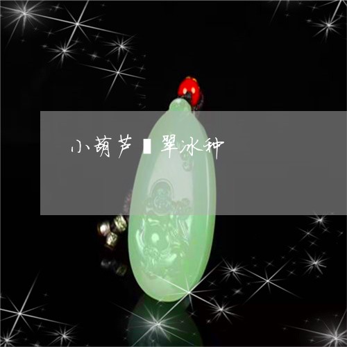 小葫芦翡翠冰种/2023040360583 小葫芦翡翠冰种/2023040360583