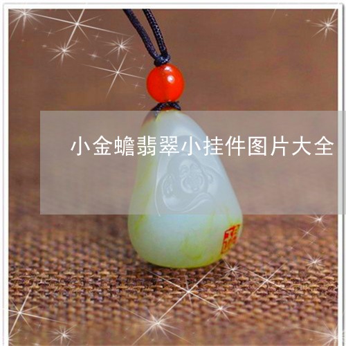 小金蟾翡翠小挂件图片大全/2023061950684 小金蟾翡翠小挂件图片大全/2023061950684