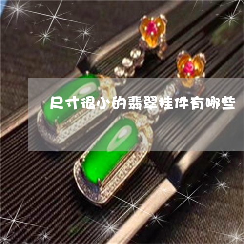 尺寸很小的翡翠挂件有哪些/2023061926169