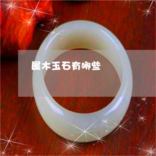 属木玉石有哪些/2023040317391