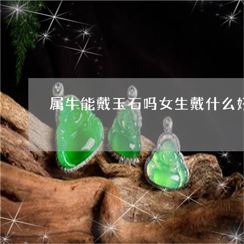 属牛能戴玉石吗女生戴什么好/2023063012715