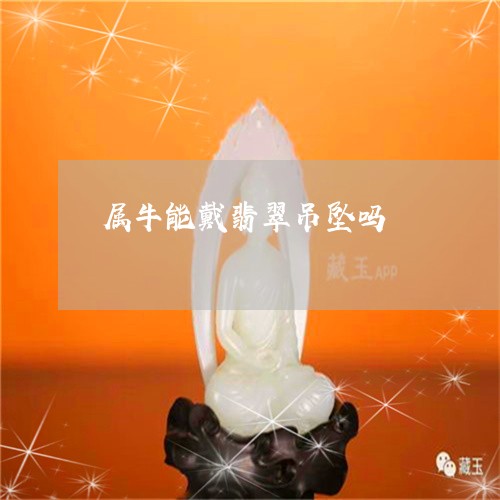 属牛能戴翡翠吊坠吗/2023042061617