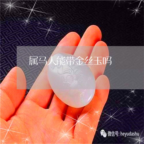 属马人能带金丝玉吗/2023042086350