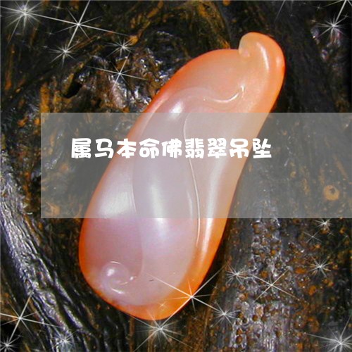 属马本命佛翡翠吊坠/2023042094737