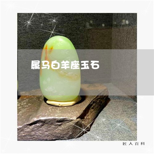 属马白羊座玉石/2023040244970 属马白羊座玉石/2023040244970