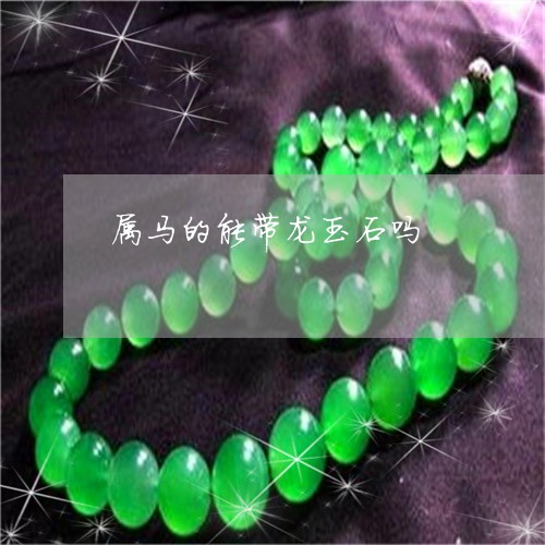 属马的能带龙玉石吗/2023042090804 属马的能带龙玉石吗/2023042090804