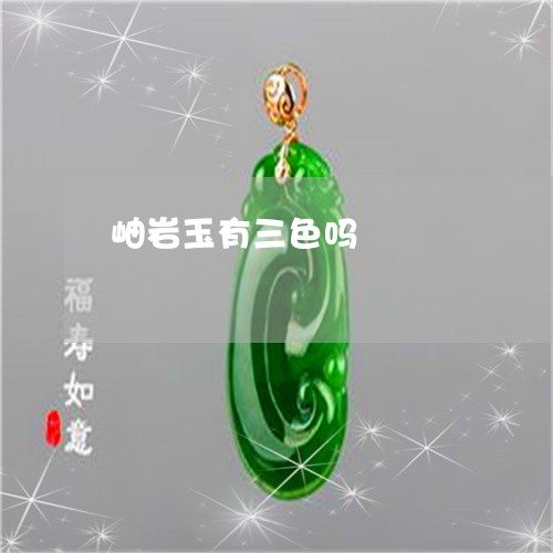 岫岩玉有三色吗/2023040320281