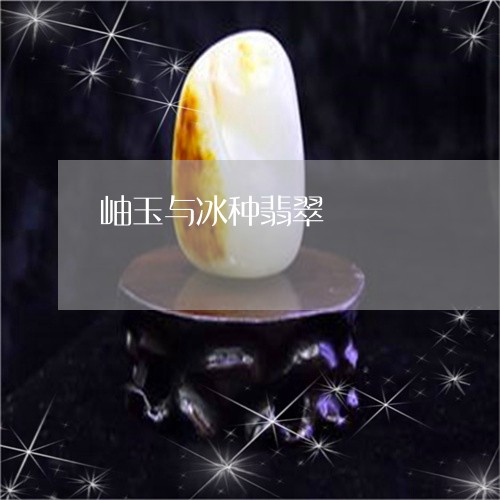 岫玉与冰种翡翠/2023040313382