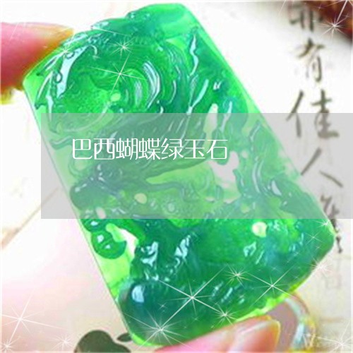 巴西蝴蝶绿玉石/2023040362606 巴西蝴蝶绿玉石/2023040362606