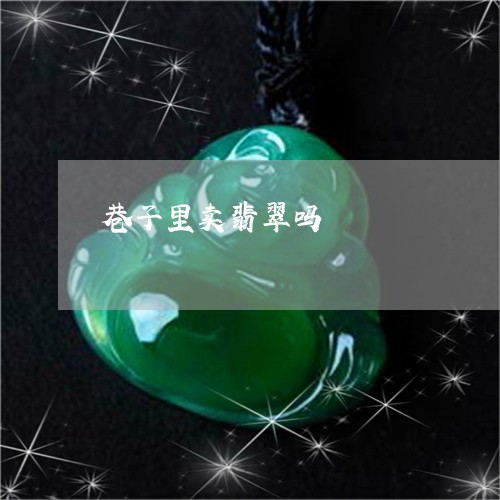 巷子里卖翡翠吗/2023040363704