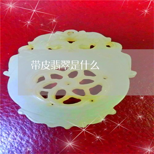 带皮翡翠是什么/2023040328282