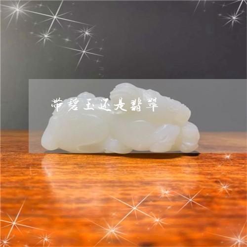 带碧玉还是翡翠/2023040341691