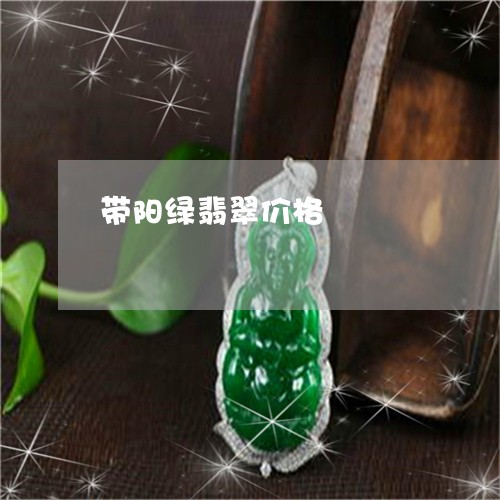 带阳绿翡翠价格/2023040351603