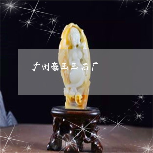 广州豪玉玉石厂/2023040259383 广州豪玉玉石厂/2023040259383