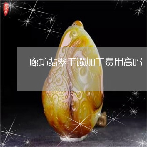 廊坊翡翠手镯加工费用高吗/2023062806816