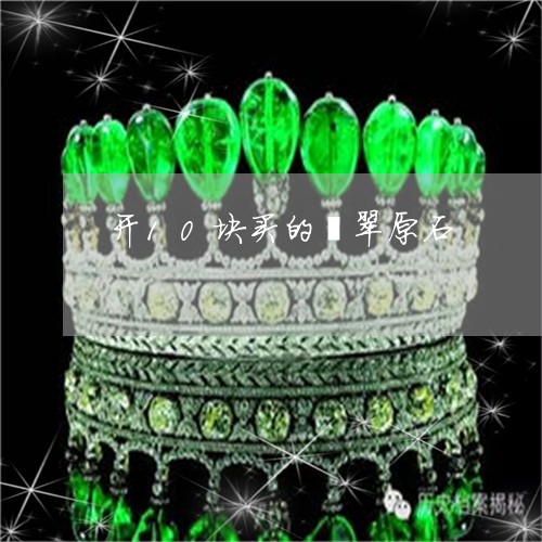 开10块买的翡翠原石/2023022140603 开10块买的翡翠原石/2023022140603