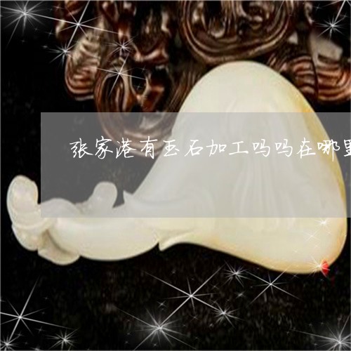 张家港有玉石加工吗吗在哪里/2023071238159