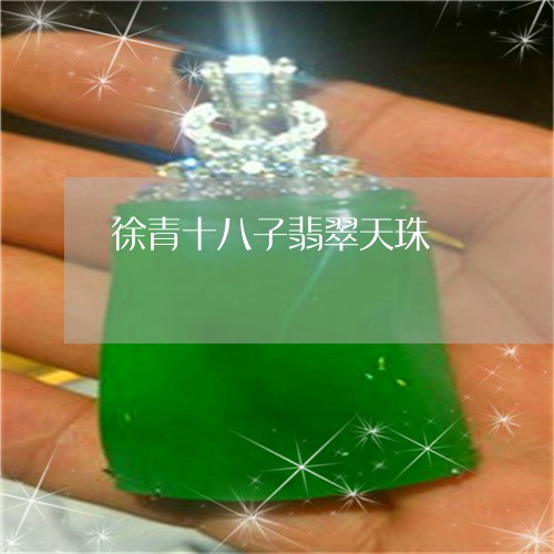 徐青十八子翡翠天珠 徐青十八子翡翠天珠
