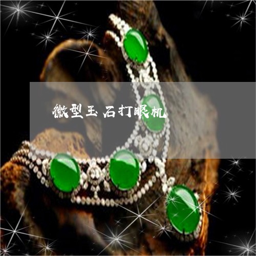 微型玉石打眼机/2023040298381 微型玉石打眼机/2023040298381