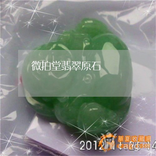 微拍堂翡翠原石/2023040241582 微拍堂翡翠原石/2023040241582