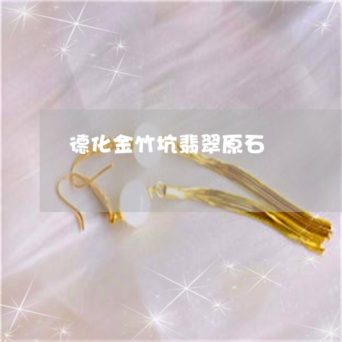 德化金竹坑翡翠原石