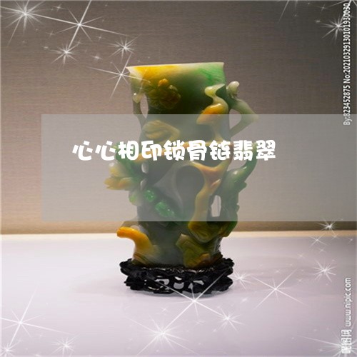 心心相印锁骨链翡翠 心心相印锁骨链翡翠