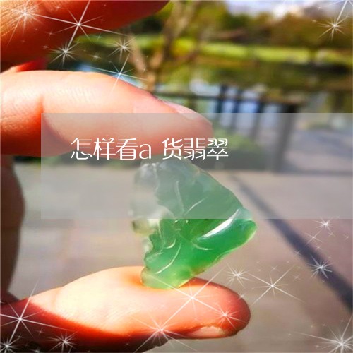 怎样看a货翡翠/2023040282793 怎样看a货翡翠/2023040282793