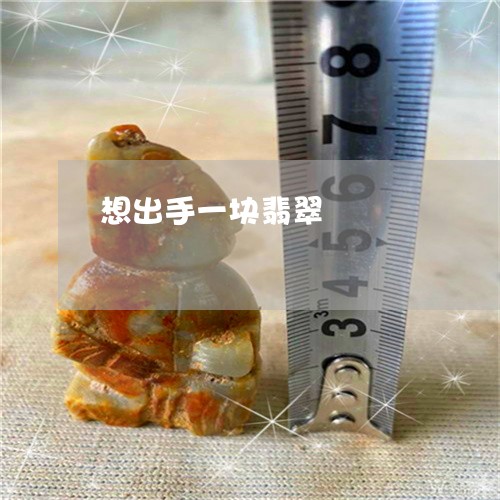 想出手一块翡翠/2023040229591 想出手一块翡翠/2023040229591
