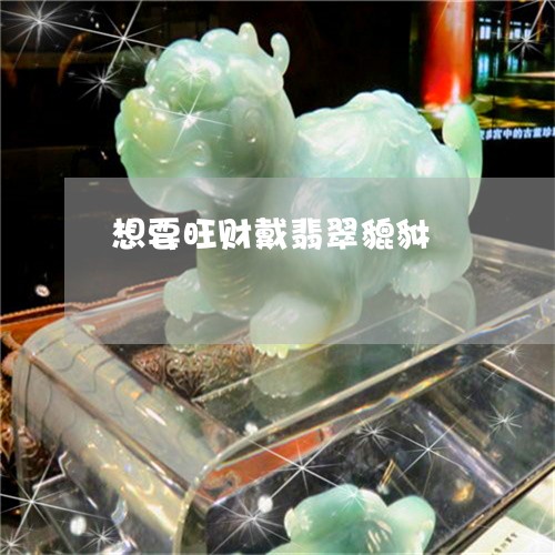 想要旺财戴翡翠貔貅 想要旺财戴翡翠貔貅