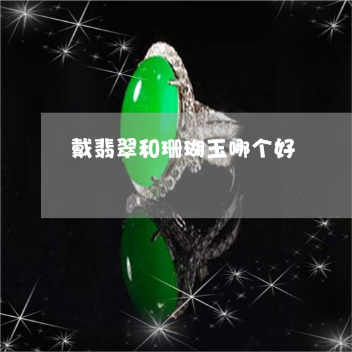 戴翡翠和珊瑚玉哪个好/2023022160915 戴翡翠和珊瑚玉哪个好/2023022160915