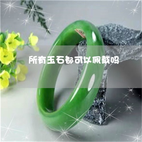 所有玉石都可以佩戴吗/2023022145292 所有玉石都可以佩戴吗/2023022145292