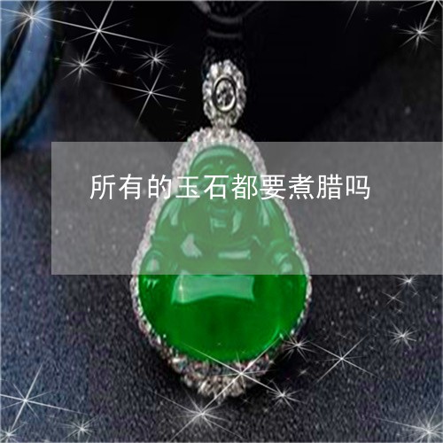 所有的玉石都要煮腊吗/2023022113051