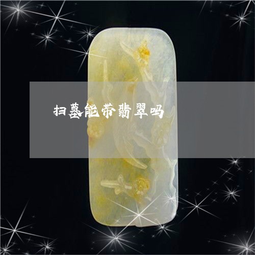 扫墓能带翡翠吗/2023040219381
