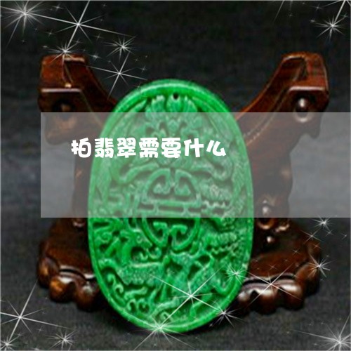 拍翡翠需要什么/2023040193636