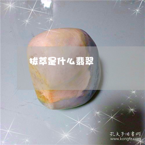 拔萃是什么翡翠/2023040140573 拔萃是什么翡翠/2023040140573