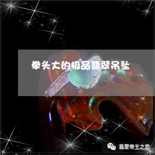 拳头大的极品翡翠吊坠/2023022168148 拳头大的极品翡翠吊坠/2023022168148