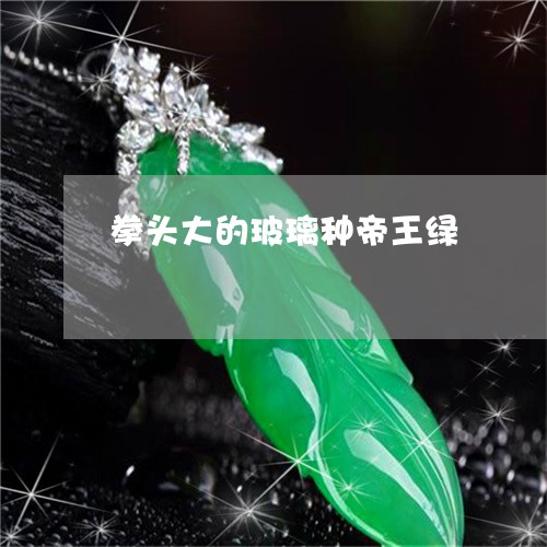 拳头大的玻璃种帝王绿/2023022174947 拳头大的玻璃种帝王绿/2023022174947