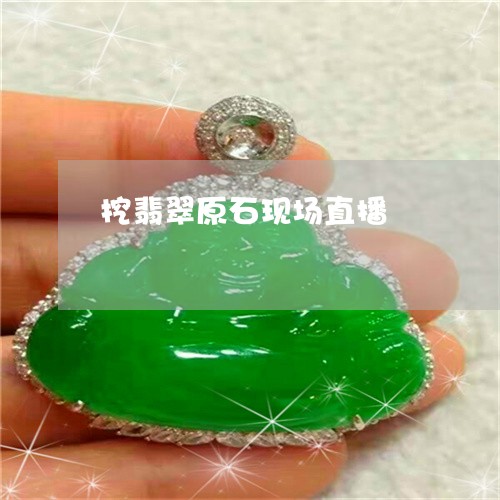 挖翡翠原石现场直播
