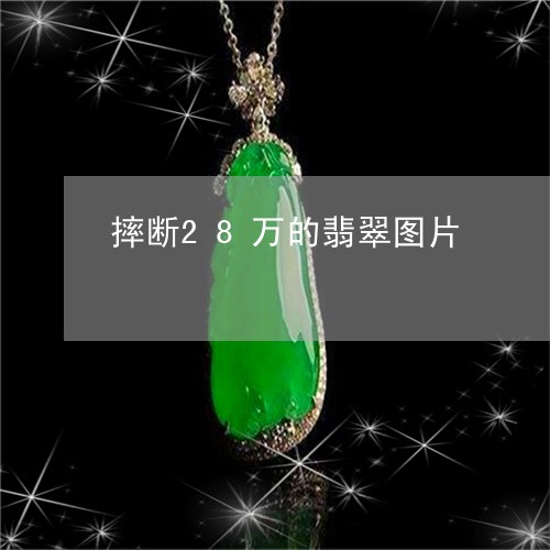 摔断28万的翡翠图片/2023022189816