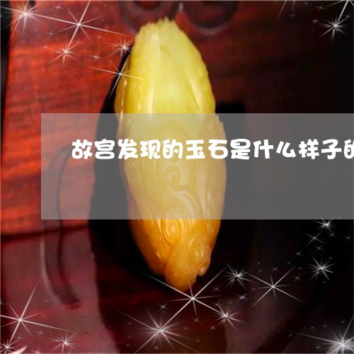 故宫发现的玉石是什么样子的/2023071242804