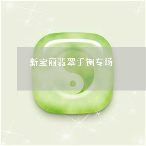 新宝丽翡翠手镯专场