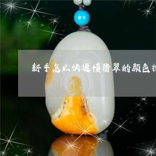 新手怎么快速懂翡翠的颜色技巧/2023071226158