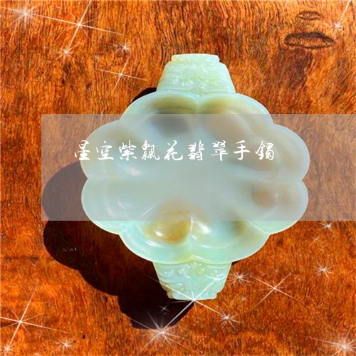 星空紫飘花翡翠手镯/2023061631934