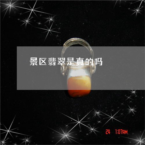 景区翡翠是真的吗/2023032093503