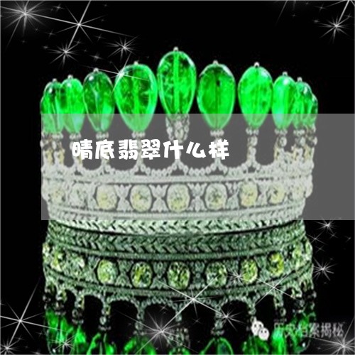 晴底翡翠什么样/2023040148351