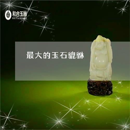 最大的玉石貔貅/2023040130481 最大的玉石貔貅/2023040130481