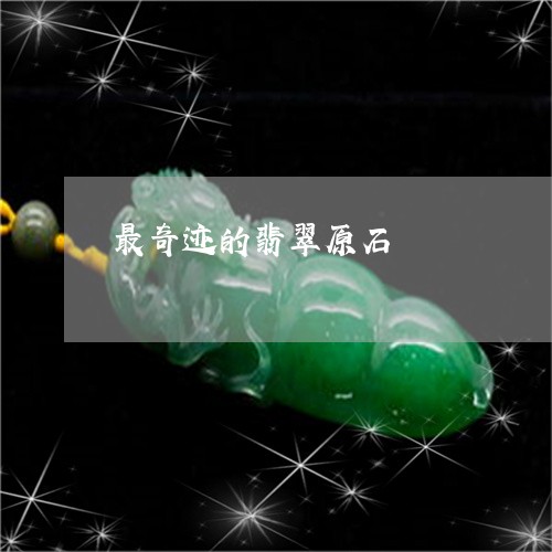 最奇迹的翡翠原石/2023032006281